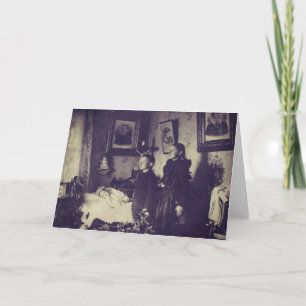 Victorianischer Todesfoto Karte