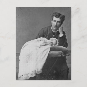 Victorianischer Todesfoto Postkarte