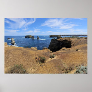 Victoria's Bay of Islands Küstenpanorama Poster