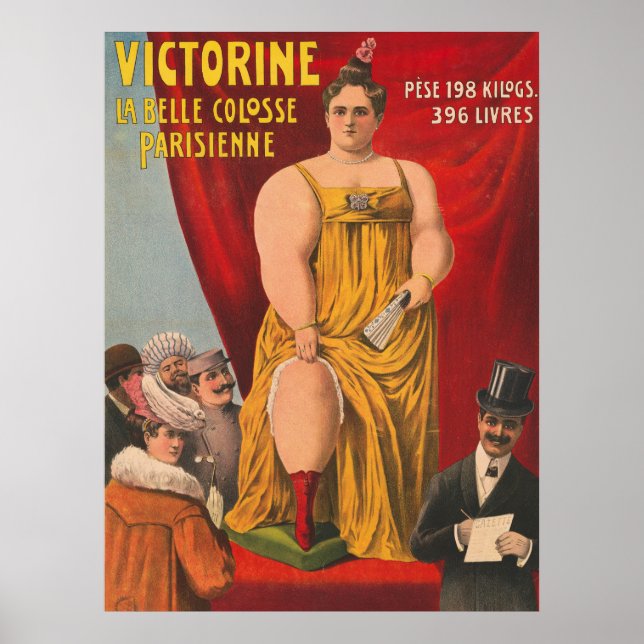 Victorine, die schöne große Pariser Frau Poster (Vorne)
