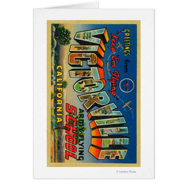 Victorville, Kalifornien, Army Flying School (Vorne)