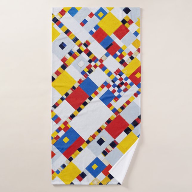 Victory Boogie Woogie, Mondrian (Serviette de bain)
