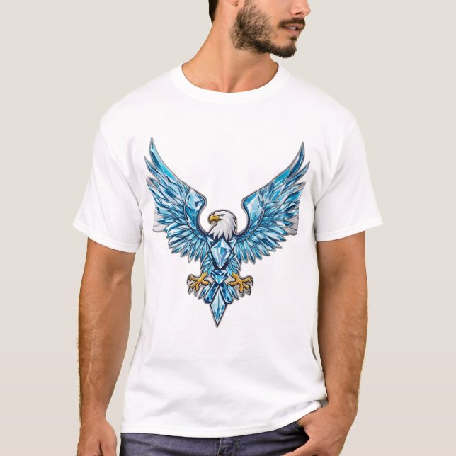 "Victory Crystal Eagle T - Shirt" T-Shirt (Vorderseite)