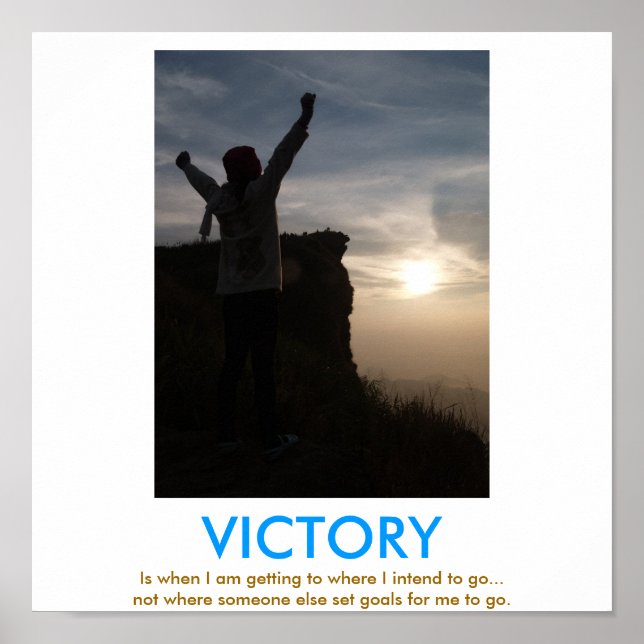 VICTORY-Demotivationspaket Poster (Vorne)