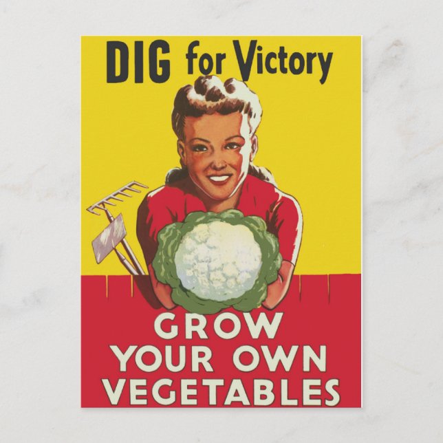 Victory Garden Postkarte (Vorderseite)