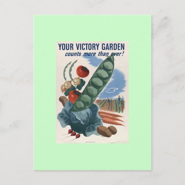 Victory Garden Postkarte (Vorderseite)