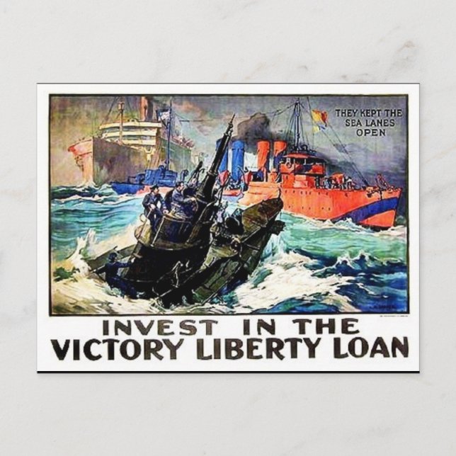 Victory Liberty Loan Postkarte (Vorderseite)