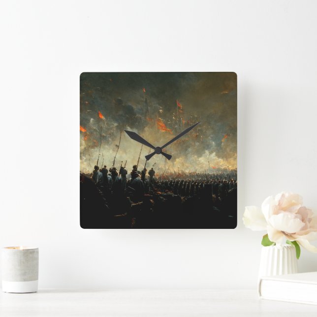 Victory Quadratische Wanduhr (Zuhause)