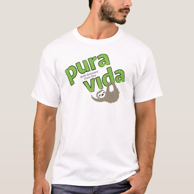 Vida Sloth-Schongebiet-T-Shirt T-Shirt (Vorderseite)
