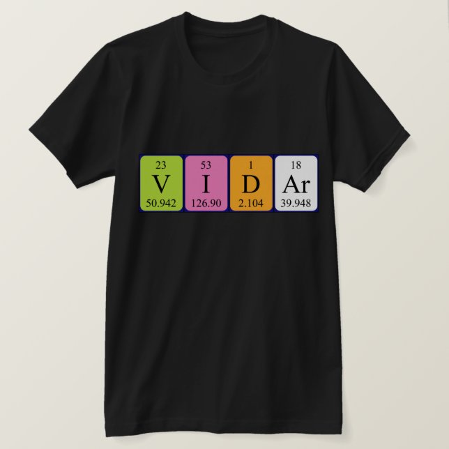 Vidar Periodenname Shirt (Design vorne)