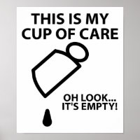 Vide Cup of Care Drôle Poster