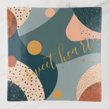 Bac à trappes de nom personnalisé Boho