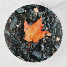 Feuille orange