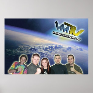 Video beherrscht Fernsehen alles Wirts-Plakat Poster