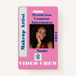 VIdeo-Crew-Abzeichen Ausweis