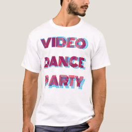 VIDEO DANCE PARTY TV Herren Basic T - Shirt