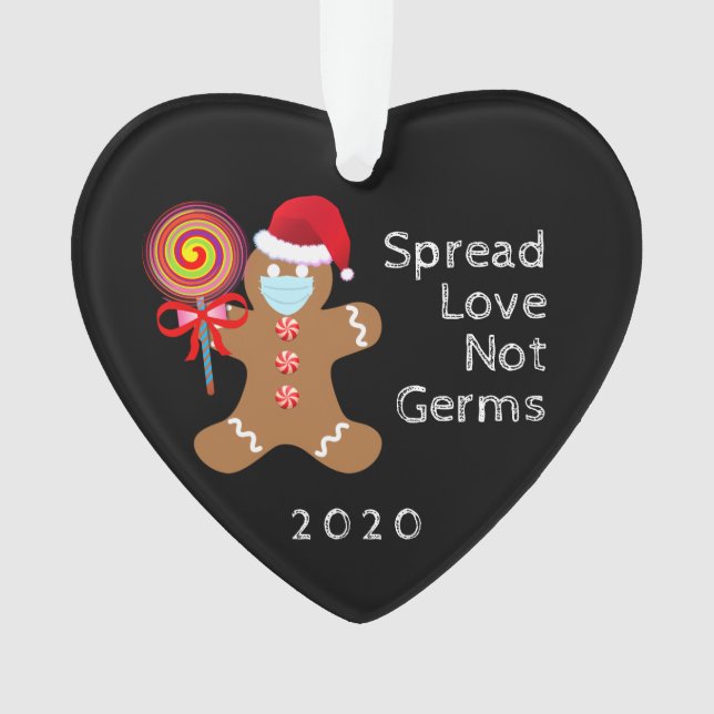 Vidéo de Noël drôle Masque visage Gingerbread Homm (devant)