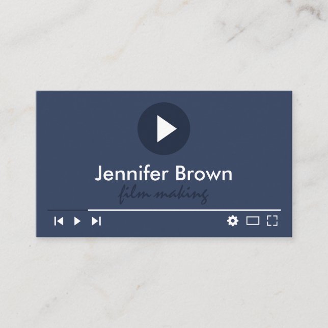 Video-Direct-Video-Editor Visitenkarte (Vorderseite)