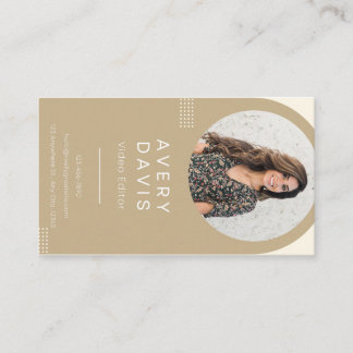 Video-Editor für Visitenkarten Telefonnummerkarte