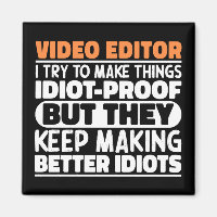 Video Editor Ich versuche Dinge zu machen Lustige