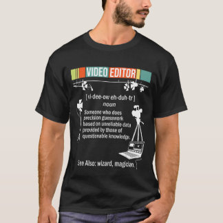 Video Editor - Video-Filmemacher Ren T-Shirt