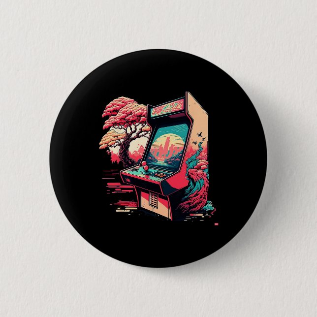 Video-Game-Arcade 1 Button (Vorderseite)