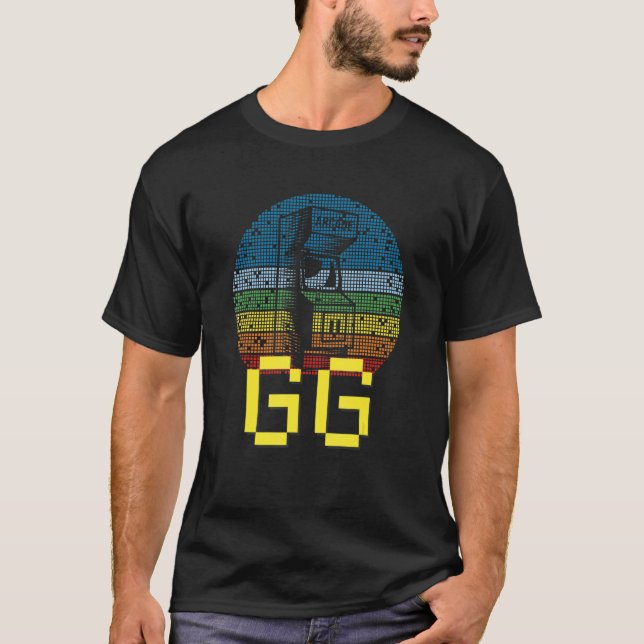 Video-Game-Arcade-Maschine-Bit-Konzeptvideospiel T-Shirt (Vorderseite)