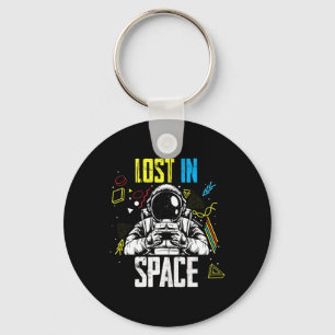 Video Game Astronauten Liebe Gaming Space Gamer ve Schlüsselanhänger
