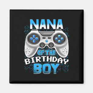 Video Game Birthday Party Nana of the Birthday Boy Magnet