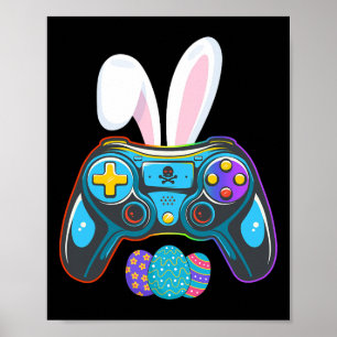 Video Game Bunny Eggs Kostüme Ostertagen Kinder Ki Poster