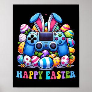 Video Game Bunny Eggs Kostüme Ostertagen Kinder Ki Poster