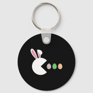 Video Game Bunny Eggs Osterspiel Kinderspielerinne Schlüsselanhänger