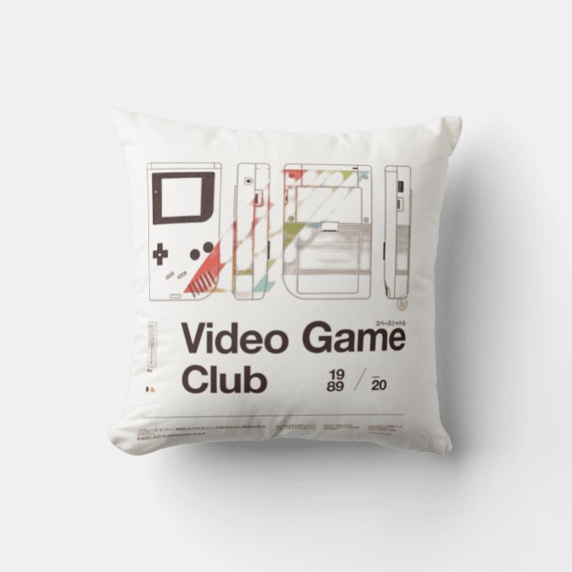 Video Game Club Kissen (Vorderseite)