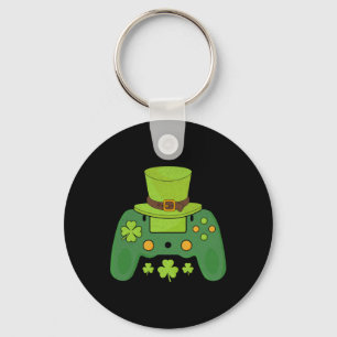 Video Game Controller Irish Gamer Boys Happy St Pa Schlüsselanhänger