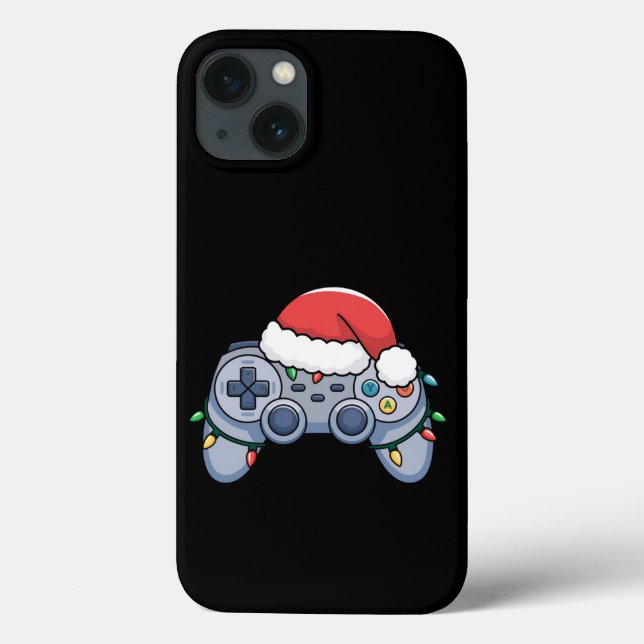 Video Game Controller Weihnachts-Weihnachtsmannmüt Case-Mate iPhone Hülle (Rückseite)