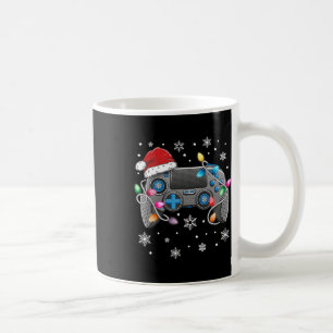 Video Game Controller Weihnachts-Weihnachtsmannmüt Kaffeetasse