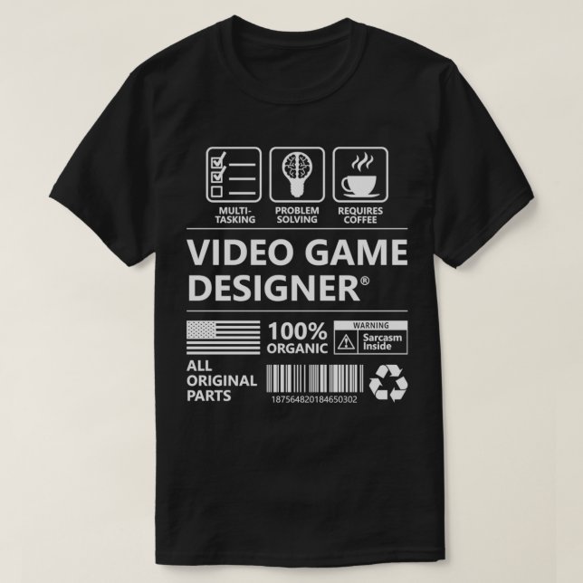 Video Game Designer Funny Gift Pullover (Design vorne)