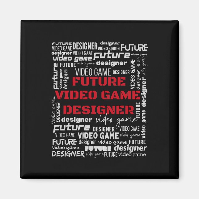 Video Game Developer Future Video Game Designer Magnet (Vorne)