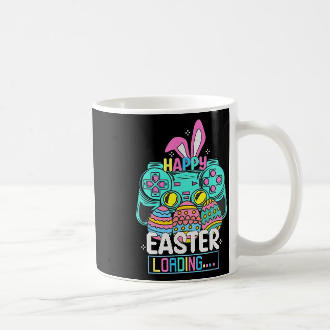 Video Game Easter Bunny Gaming Controller Gamer Bo Kaffeetasse (Rechts)