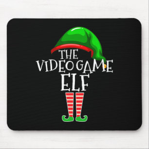Video Game Elf Gruppen-Matching-Familien-Weihnacht Mousepad