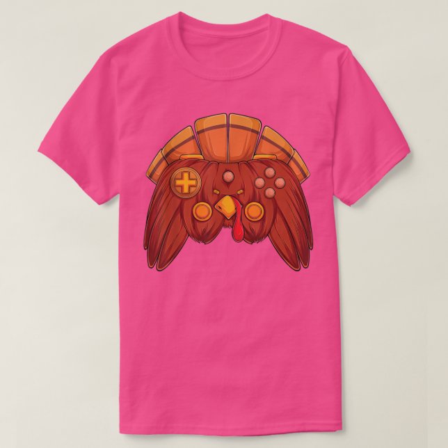 Video Game Erntedank Türkei Controller Gamer Bo T-Shirt (Design vorne)