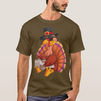 Video Game Erntedank Türkei Gamer Boys Kids T-Shir T-Shirt