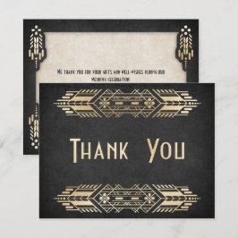 Video Game Geek Black Wedding Dankeskarte