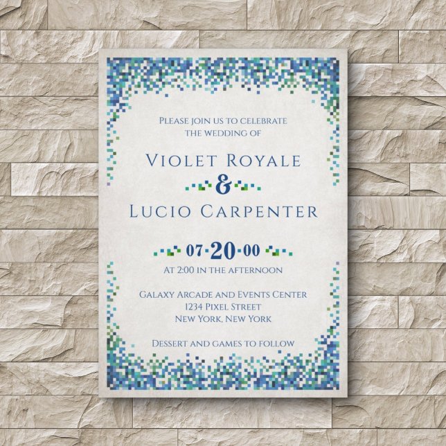 Video Game Geek Wedding Einladung (Von Creator hochgeladen)