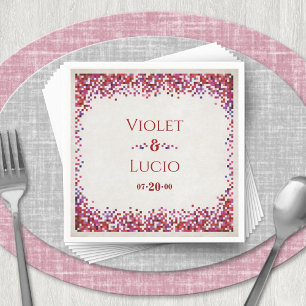 Video Game Geek Wedding Serviette