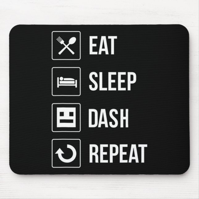 Video Game Geometry Video Gamer zum Wiederholen vo Mousepad (Vorne)