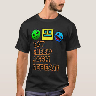 Video Game Geometry Video Gamer zum Wiederholen vo T-Shirt
