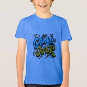 Video-Game-Grafik-T-Shirt für Jungen Tri-Blend Shirt