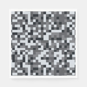 Video Game Level Up Pixel Birthday Party Serviette