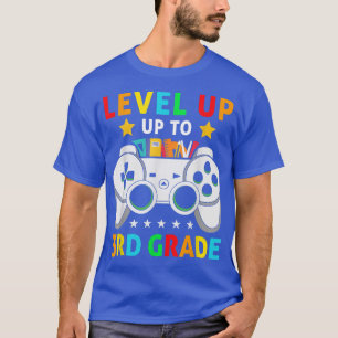 Video Game Level Up To 3rd Grade Team Third Grade T-Shirt